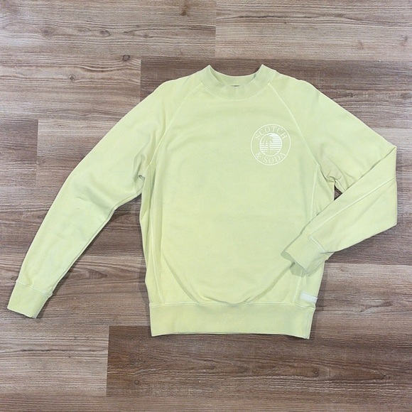 Scotch & Soda Other - Scotch & Soda yellow raglan sleeve crewneck